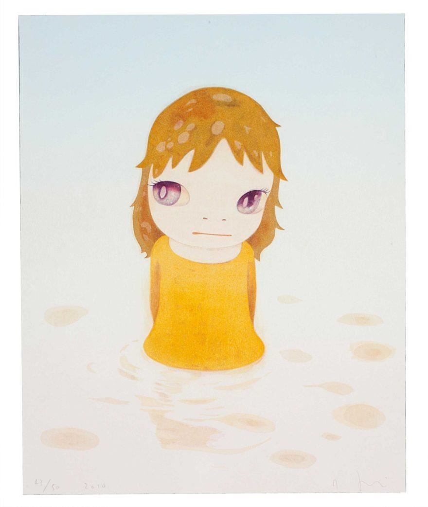 展出作品 : 奈良美智 _酸雨之後_德鴻畫廊 (白天版)